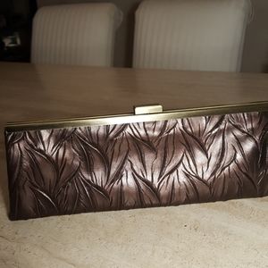 Jessica McClintock Brown Clutch